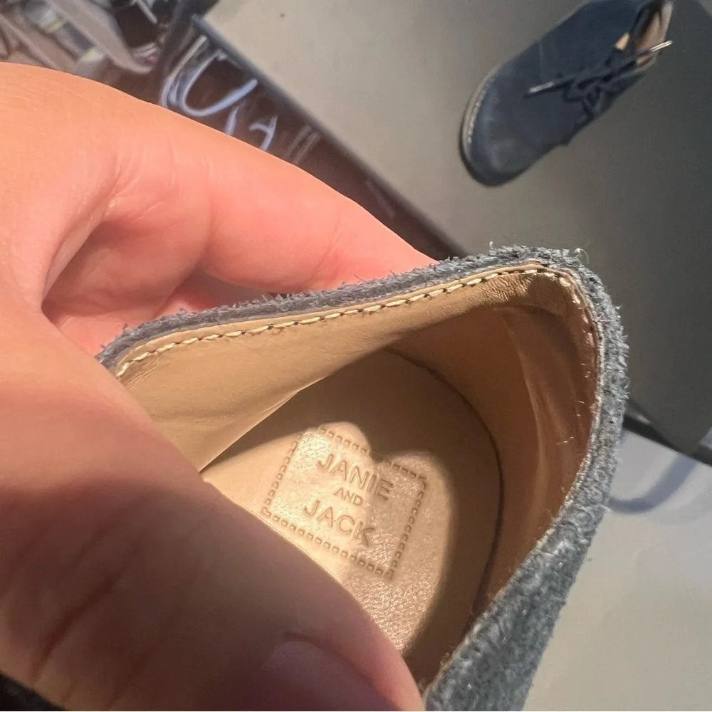 Janie & Jack suede boys shoes size 9